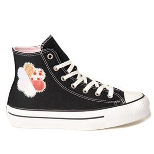 CONVERSE CHUNK TAYLOR ALL STAR/HI LIFT CRAFTED/PATCHWORK SNEAKER/ BIG KIDS